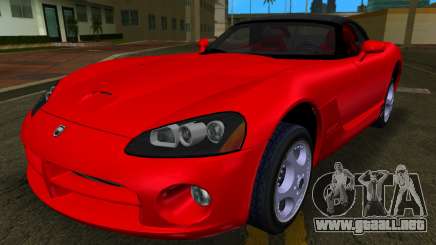 Dodge Viper SRT-10 Roadster TT Black Revel para GTA Vice City