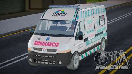 Renault Master Seme Ambulancia Paraguay V2 para GTA San Andreas