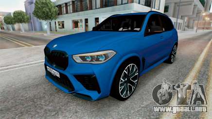 BMW X5 M Competition (F95) 2020 Bahama Blue para GTA San Andreas