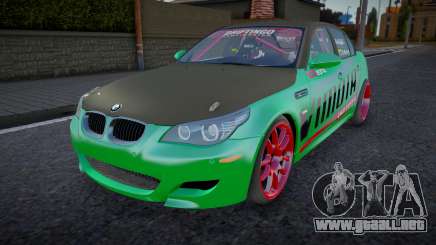 BMW M5 E60 Green para GTA San Andreas