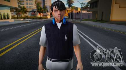 Chico joven con auriculares para GTA San Andreas