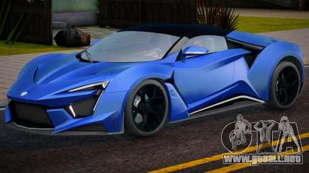 Lykan HyperSport Blue para GTA San Andreas