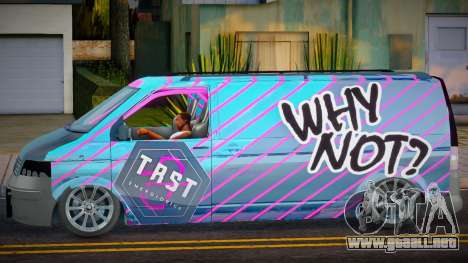 Volkswagen WhyNot Transporter para GTA San Andreas