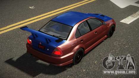 Mitsubishi Lancer Evolution VI WR V1.2 para GTA 4