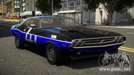 1971 Dodge Challenger Racing S8 para GTA 4