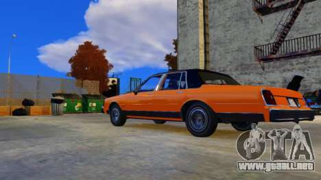 Oldsmobile Delta 88 Royale Brougham 1981 Sedán para GTA 4