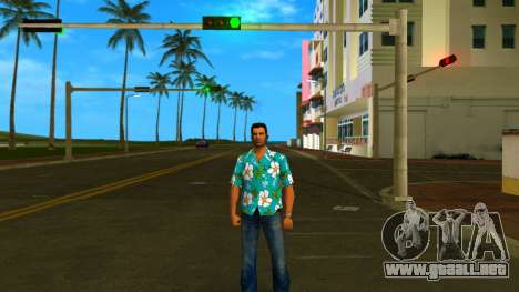 Tommy Skin Flowers para GTA Vice City