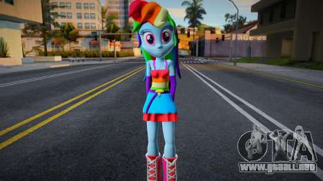 Rainbow dash Party Dress para GTA San Andreas