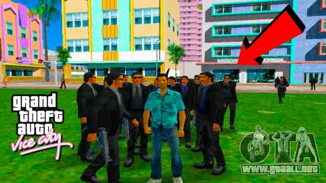 Los guardaespaldas con trajes negros para GTA Vice City