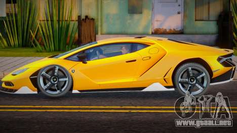 Lamborghini Centenario Cherkes para GTA San Andreas