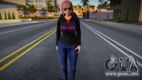 Honoka Hoodie Fix para GTA San Andreas