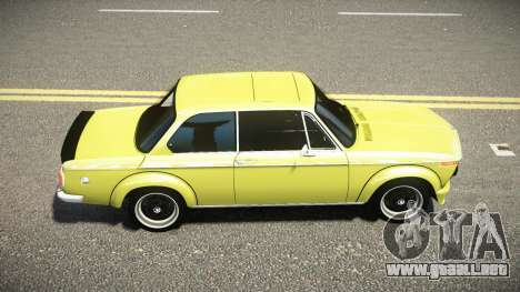 BMW 2002 Turbo RT V1.1 para GTA 4