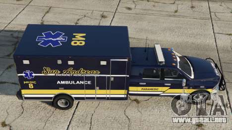 Ram 3500 Mega Cab Ambulance Blue Whale