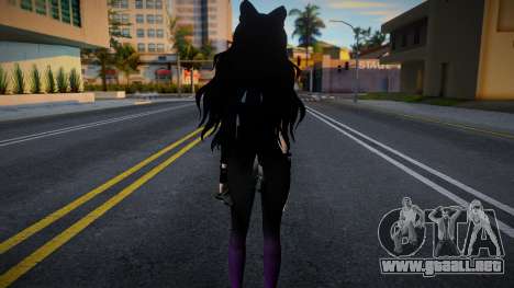 Skin de Blake Belladonna con armas de serie RWBY para GTA San Andreas