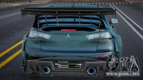 Mitsubishi Lancer X Dia para GTA San Andreas