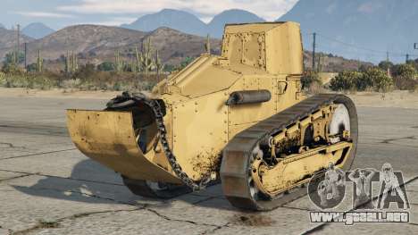 Renault FT Peach-Yellow