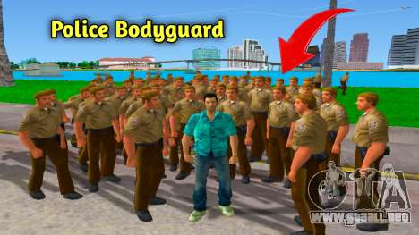 Guardaespaldas de la Policía para GTA Vice City