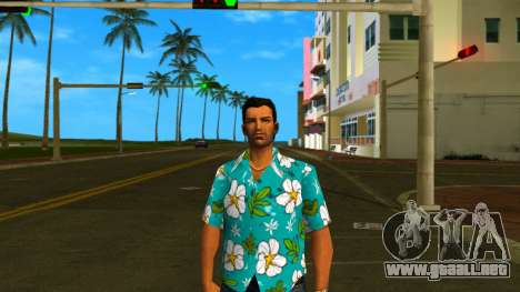 Tommy Skin Flowers para GTA Vice City