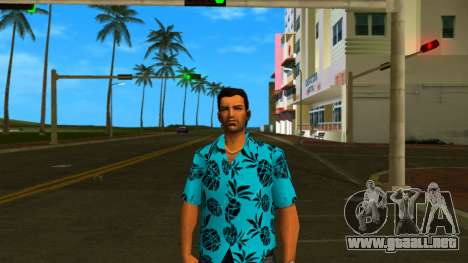 Tommy Skin Blue Pinneaples para GTA Vice City