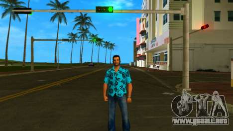 Tommy Skin Blue Pinneaples para GTA Vice City