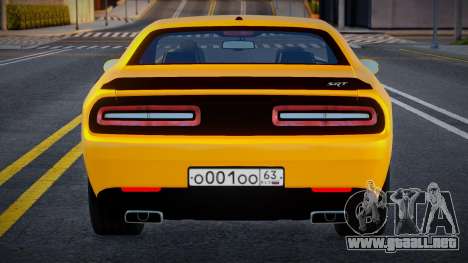 Dodge Challenger SRT Hellcat Rocket para GTA San Andreas