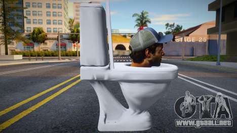 Skin De Skibidi Toilet Cabeza De Ellis Left 4 De para GTA San Andreas