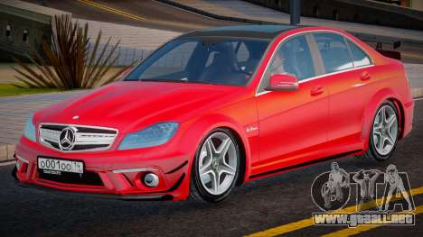 Mercedes-Benz C63 W204 4-door para GTA San Andreas