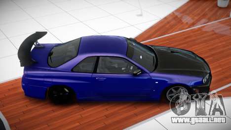 Nissan Skyline R34 B-Style para GTA 4