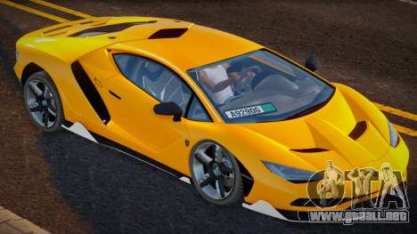 Lamborghini Centenario Cherkes para GTA San Andreas