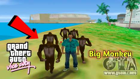 Big Monkey en el centro de la ciudad para GTA Vice City