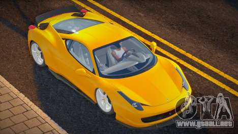 Ferrari 458 Italia Cherkes para GTA San Andreas