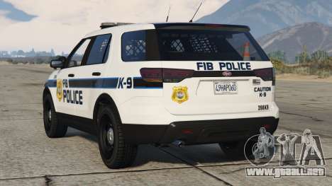 Vapid Scout FBI Police K-9