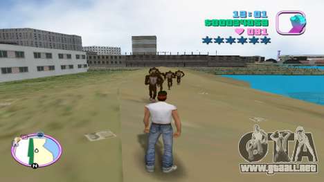 Big Monkey en el centro de la ciudad para GTA Vice City