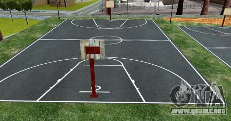 Nuevas Texturas para cancha de baloncesto para GTA San Andreas