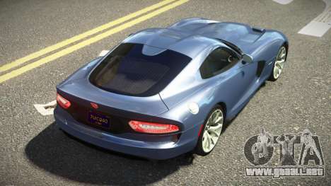 Dodge Viper GTS WR V1.3 para GTA 4
