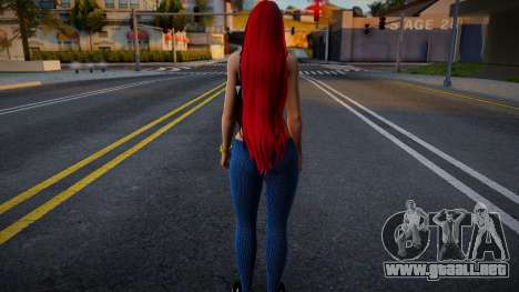 Red Head Girl para GTA San Andreas