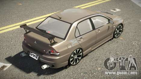 Mitsubishi Lancer Evolution VIII XR para GTA 4