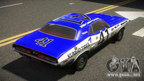 1971 Dodge Challenger Racing S6 para GTA 4