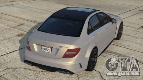 Mercedes-Benz C 63 AMG (W204) Pale Silver