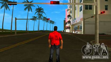 Red Shirt Black Jeans Tommy para GTA Vice City