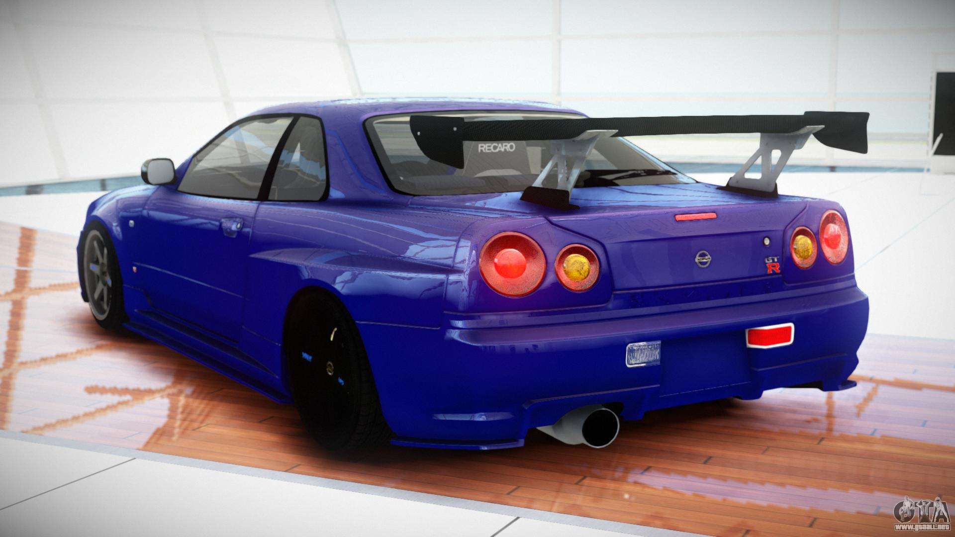 Nissan Skyline R34 B-Style Para GTA 4