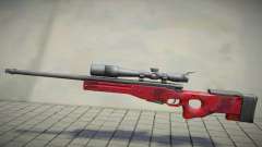 L96A1 Red Camo para GTA San Andreas