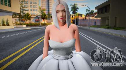 Chica en vestido de novia para GTA San Andreas