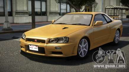 Nissan Skyline R34 GTR V1.1 para GTA 4