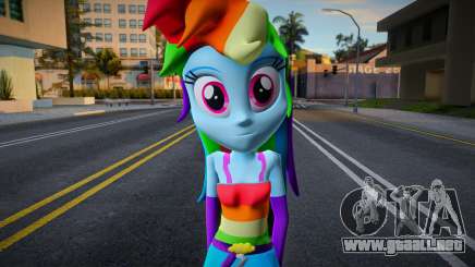 Rainbow dash Party Dress para GTA San Andreas