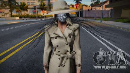 Skin De Kuchisake Onna Con Tapabocas para GTA San Andreas