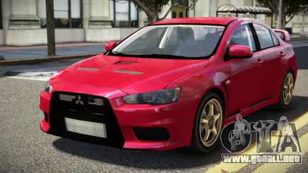 Mitsubishi Lancer Evolution X ZR V1.1 para GTA 4