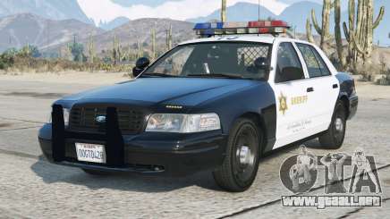 Ford Crown Victoria Sheriff Raisin Black para GTA 5