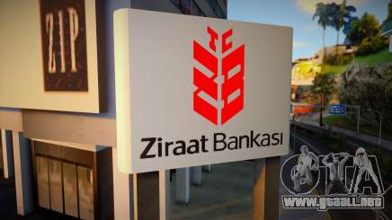 Ziraat Bankası Tabelası para GTA San Andreas