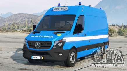 Mercedes-Benz Sprinter Ambulancia Vivid Cerulean para GTA 5